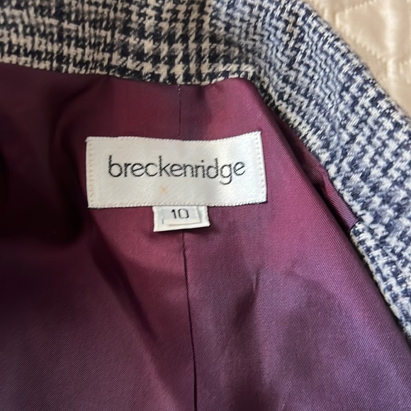 Breckenridge Vintage Oversized
Checked Blazer doble breast‎  plaids Wool … - Picture 12 of 13